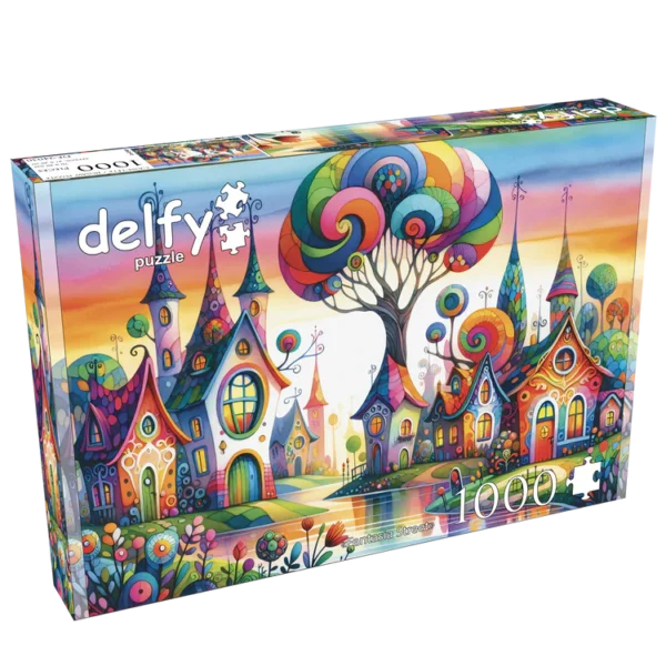 Delfy - Fantasia Street 1000 Piece Puzzle - Image 2