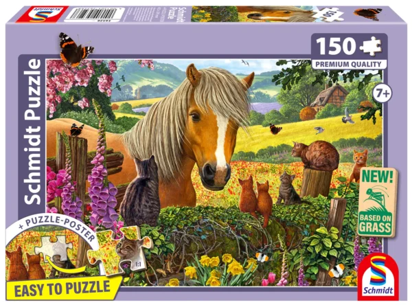 Schmidt - A Sweet Encounter in the Paddock 150 Piece Puzzle - Image 2