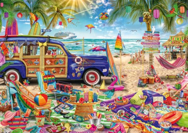 Schmidt - A Sunny Break at the Seaside 1000 Piece Puzzle