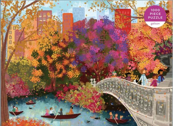 Galison - Autumn on Bow Bridge 1000 Piece Puzzle