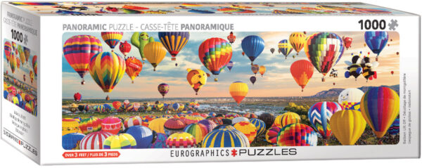 Eurographics - Balloon Lift Off Panoramic 1000 Piece Puzzle - Image 2