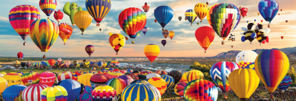 Eurographics - Balloon Lift Off Panoramic 1000 Piece Puzzle