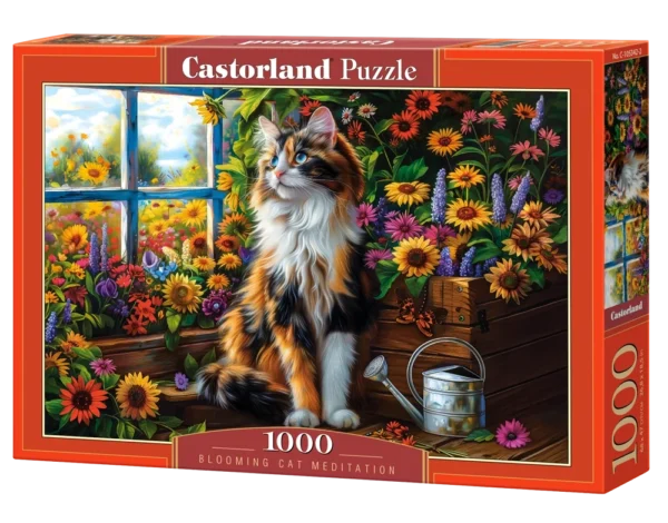 Castorland - Blooming Cat Meditation 1000 Piece Puzzle - Image 2