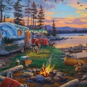 Schmidt - Campfire Paradise 1000 Piece Puzzle