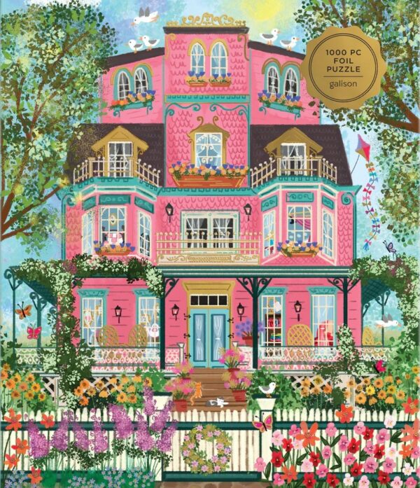 Galison - Capeside Victorian 1000 Foil Piece Puzzle