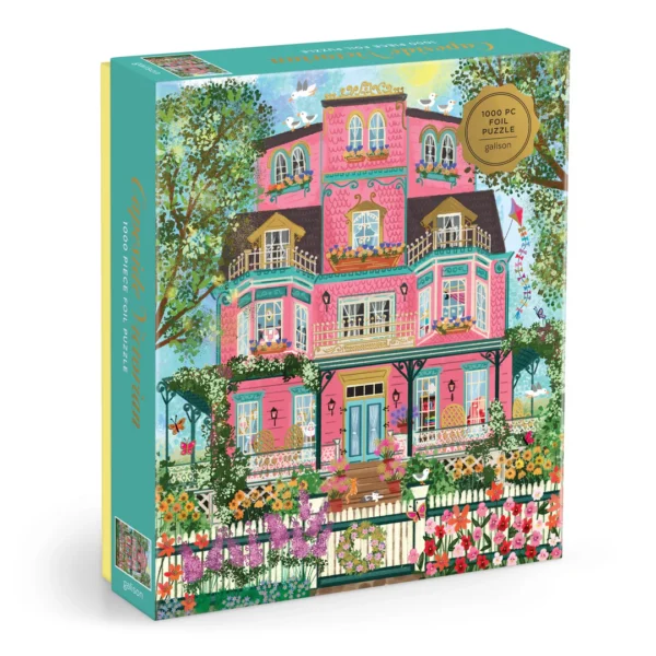 Galison - Capeside Victorian 1000 Foil Piece Puzzle - Image 2