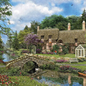 Eurographics - Cobble Walk Cottage 500 Larger Piece Puzzle