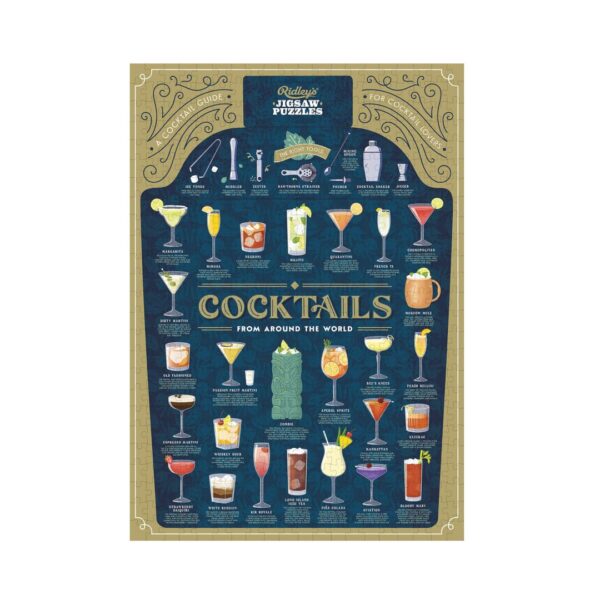 Ridleys - Cocktail Lover's 500 Piece Puzzle - Image 2