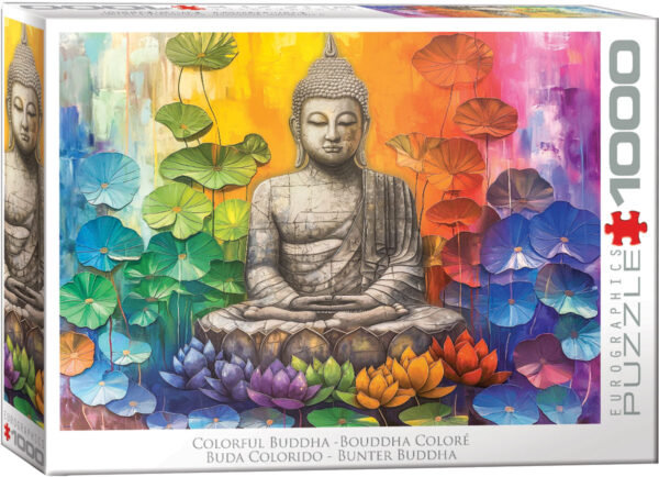 Eurographics - Colorful Buddha 1000 Piece Puzzle - Image 2