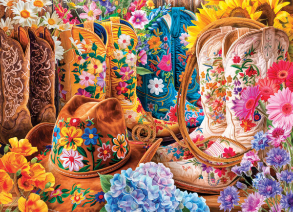 Eurographics - Cowgirl Boots 1000 Piece Puzzle