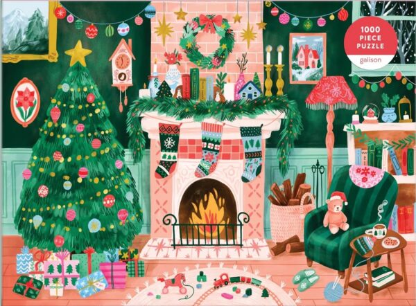 Galison - Cozy by the Fireplace 1000 Piece Puzzle