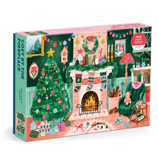 Galison - Cozy by the Fireplace 1000 Piece Puzzle - Image 2
