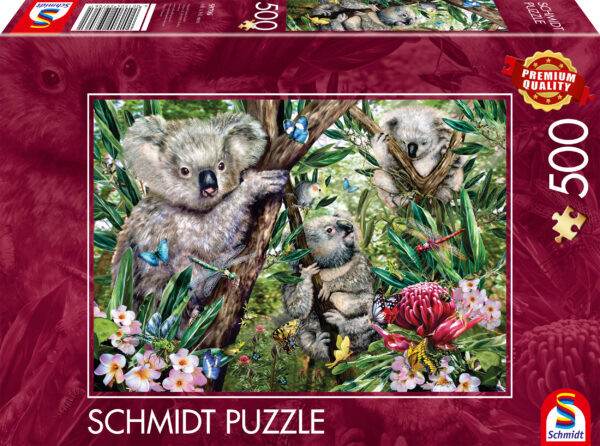 Schmidt- Cute Koala Family 500 Piece Puzzle - Image 2