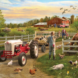 Eurographics - Farmer's Ford Tractor 1000 Piece Puzzle