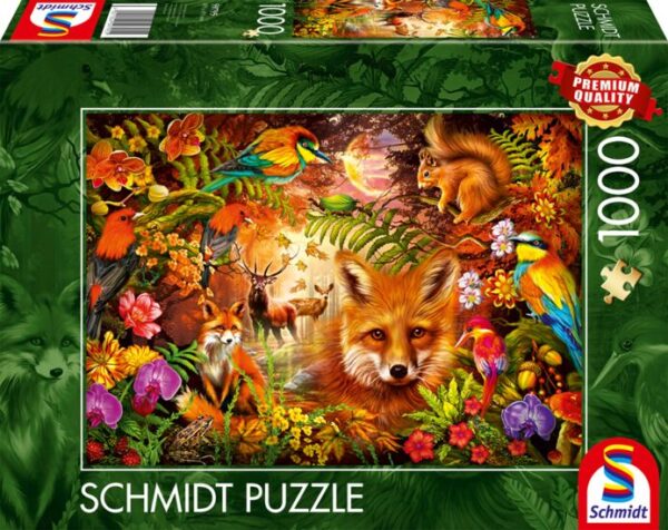 Schmidt - Flowers, Fur and Feathers 1000 Piece Puzzle - Image 2