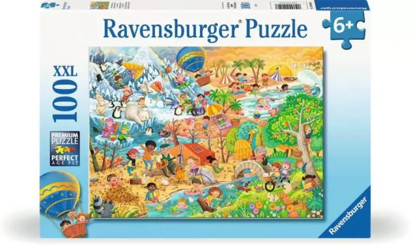 Ravensburger - Four Seasons of Fun 100 Piece Puzzle - Image 2