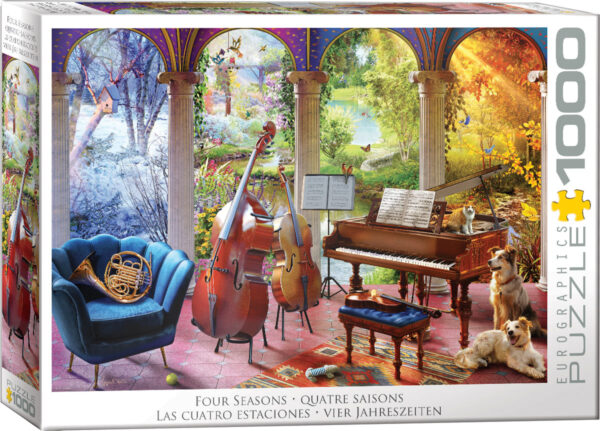 Eurographics - Four Seasons of Music 1000 Piece Puzzle - Image 2