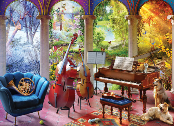 Eurographics - Four Seasons of Music 1000 Piece Puzzle