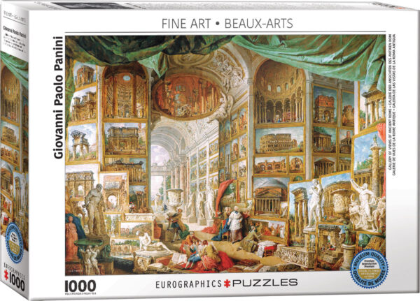 Eurographics - Gallery of Views of Ancient Rome 1000 Piece Puzzle - Image 2