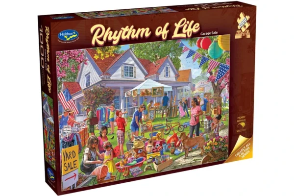 Holdson - Rhythm of Life - Garage Sale 1000 Piece Puzzle - Image 2