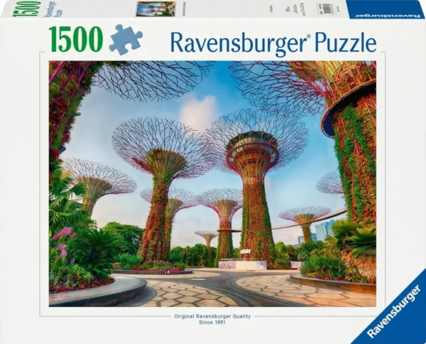 Ravensburger - Garden by the Bay at Singapore 1500 Piece Puzzle - Image 2