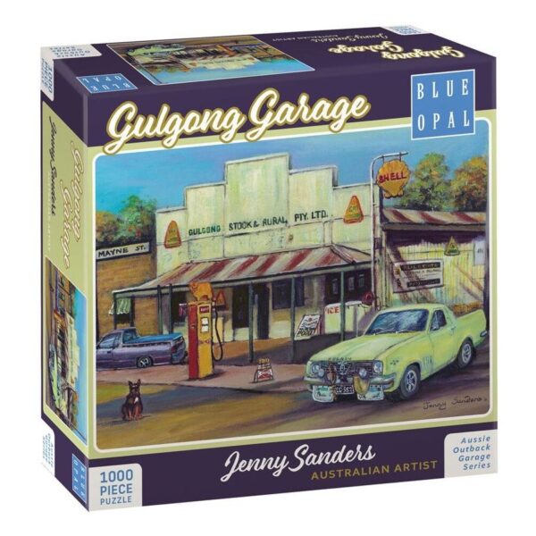 Blue Opal - Gulgong Garage 1000 Piece Puzzle