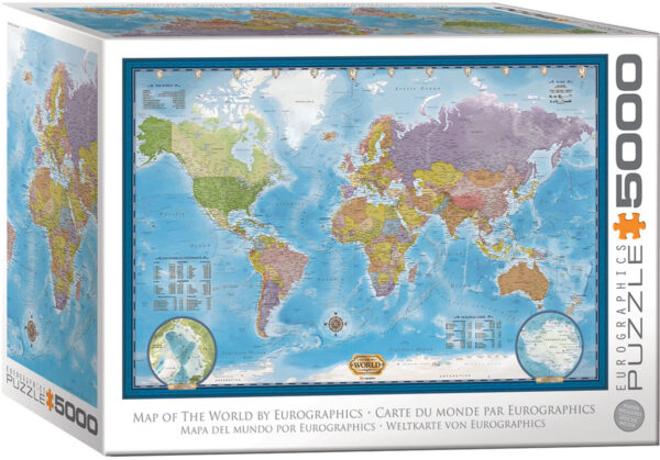 Eurographics - Map of the World 5000 Piece Puzzle - Image 2