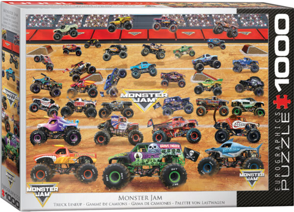 Eurographics - Monster Jam Truck Lineup 1000 Piece Puzzle - Image 2