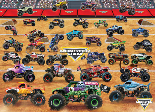 Eurographics - Monster Jam Truck Lineup 1000 Piece Puzzle