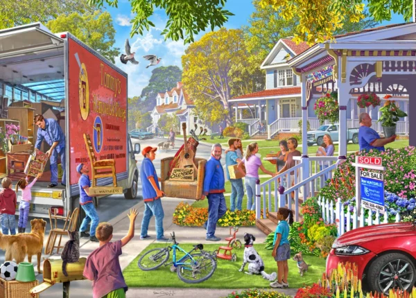 Holdson - Rhythm of Life - Moving Day 1000 Piece Puzzle