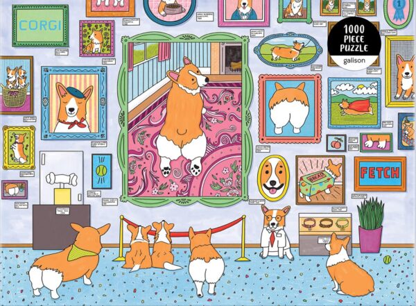 Galison - Museum of the Corgi 1000 Piece Puzzle