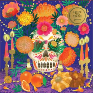 Galison - Ofrenda del Dia de Muertos 500 Piece Foil Puzzle