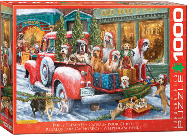 Eurographics - Puppy Presents 1000 Piece Puzzle - Image 2