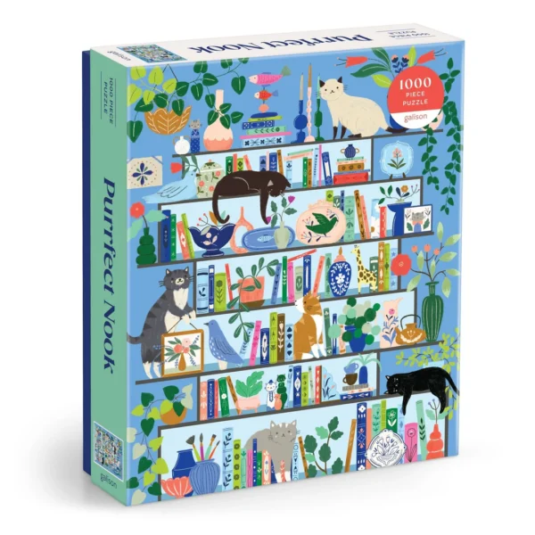 Galison - Purrfect Nook 1000 Piece Puzzle - Image 2