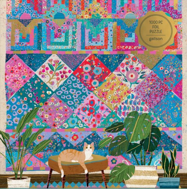 Galison - Quilter's Corner 1000 Piece Foil Puzzle