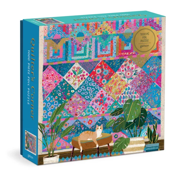 Galison - Quilter's Corner 1000 Piece Foil Puzzle - Image 2