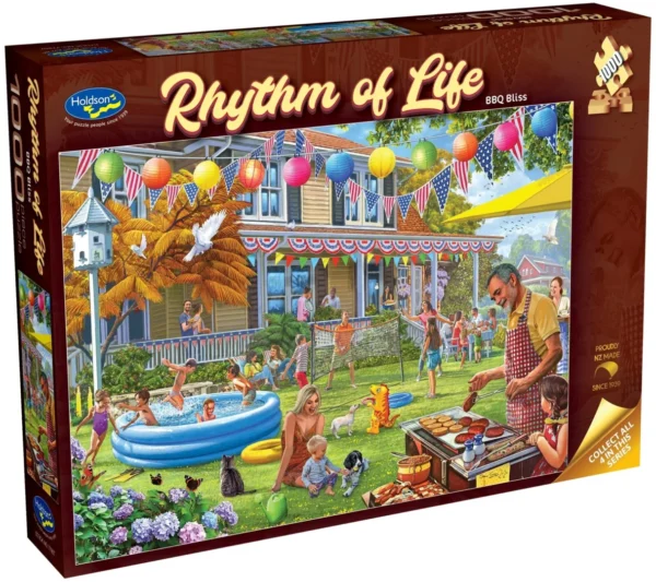 Holdson - Rhythm of Life - BBQ Bliss 1000 Piece Puzzle - Image 2