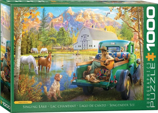 Eurographics - Singing Lake 1000 Piece Puzzle - Image 2