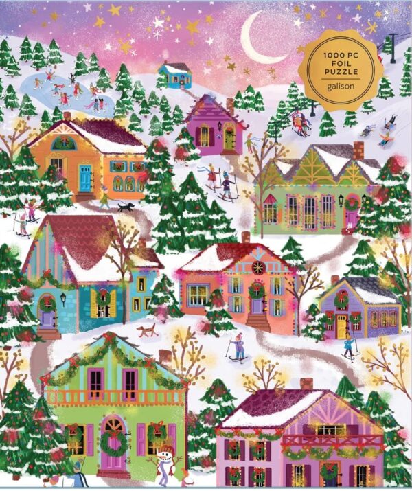 Galison - Snowcap Village 1000 Piece Puzzle