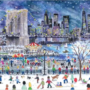 Galison - Michael Storrings - Snowfall over New York City 1000 Piece Puzzle