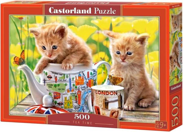 Castorland - Tea Time Kittens 500 Piece Puzzle - Image 2
