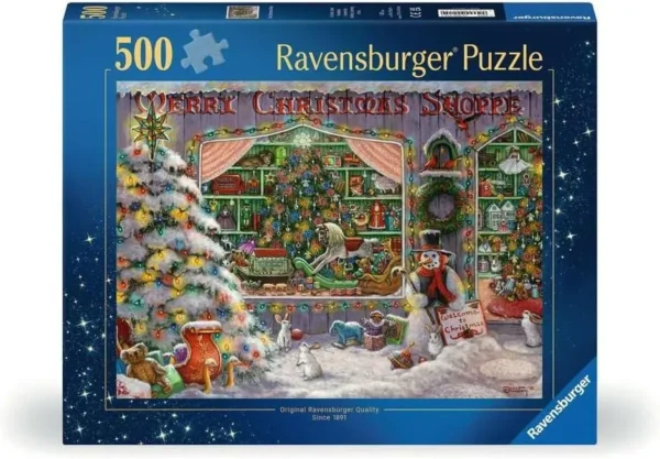 Ravensburger - The Christmas Shop 500 Piece Puzzle - Image 2