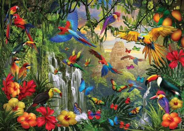 Eurographics - Tropical Bird Paradise 500 Larger Piece Puzzle