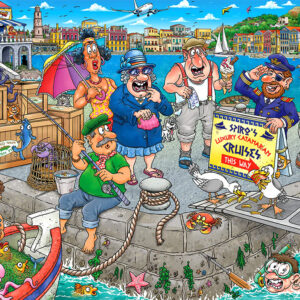 Holdson - Wasgij Original 46 - Boating Bedlam 1000 Piece Puzzle