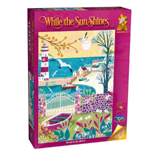 Holdson - While the Sun Shines S2 - Boats to the Shore 1000 Piece Puzzle - Image 2