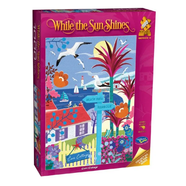 Holdson - While the Sun Shines S2 - Cove Cottage 1000 Piece Puzzle - Image 2