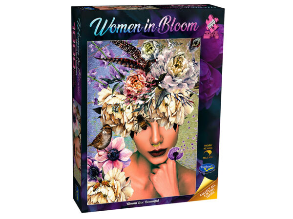 Holdson - Women in Bloom - Bloom Bee Beautiful 1000 Piece Puzzle - Image 2