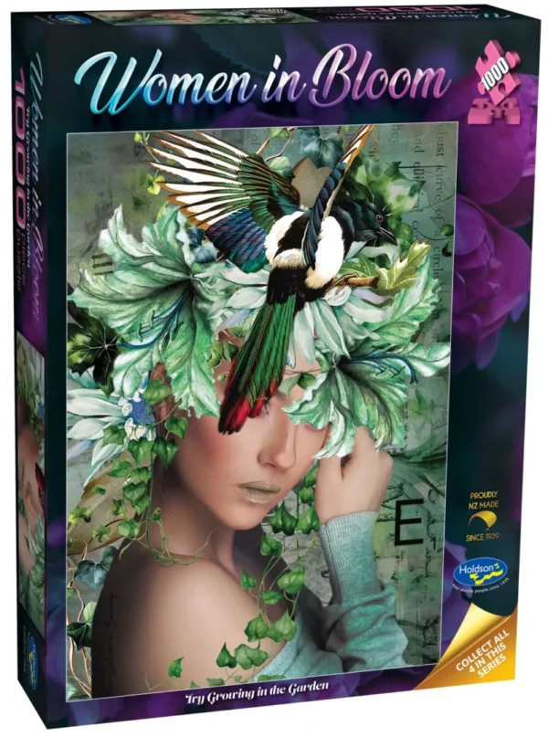 Holdson - Women in Bloom - Ivy Growing in the Garden 1000 Piece Puzzle - Image 2