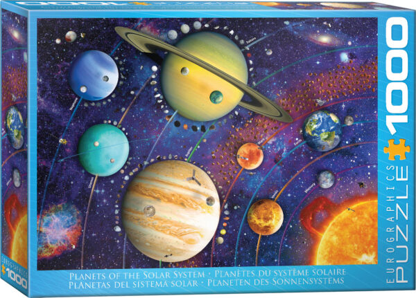 Eurographics - Planets of the Solar System 1000 Piece Puzzle - Image 2
