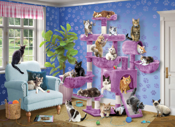 Eurographics - Cat Tree 300 XL Piece Puzzle